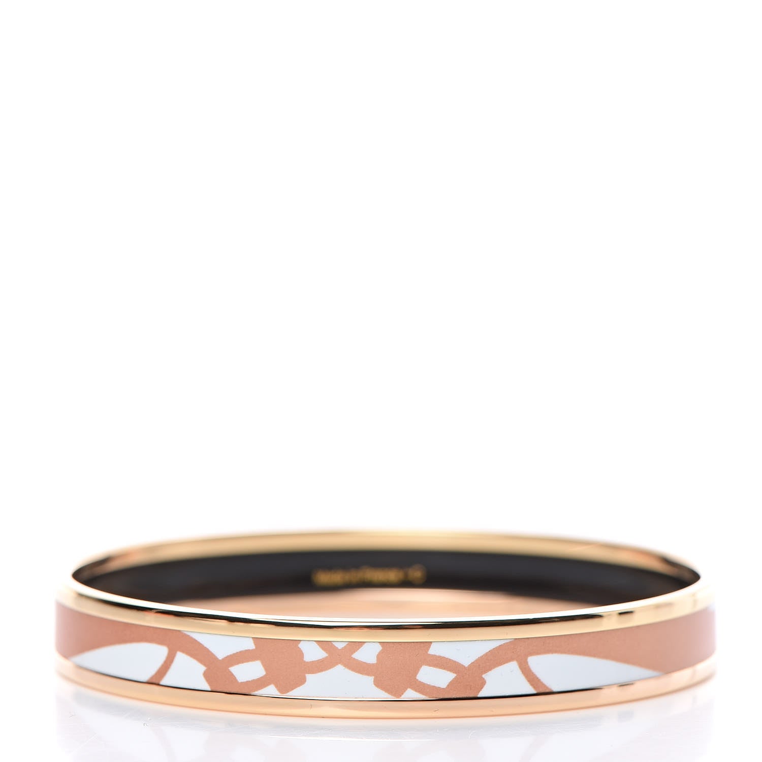 Hermes Enamel Printed Narrow Bracelet 70 3 of 6