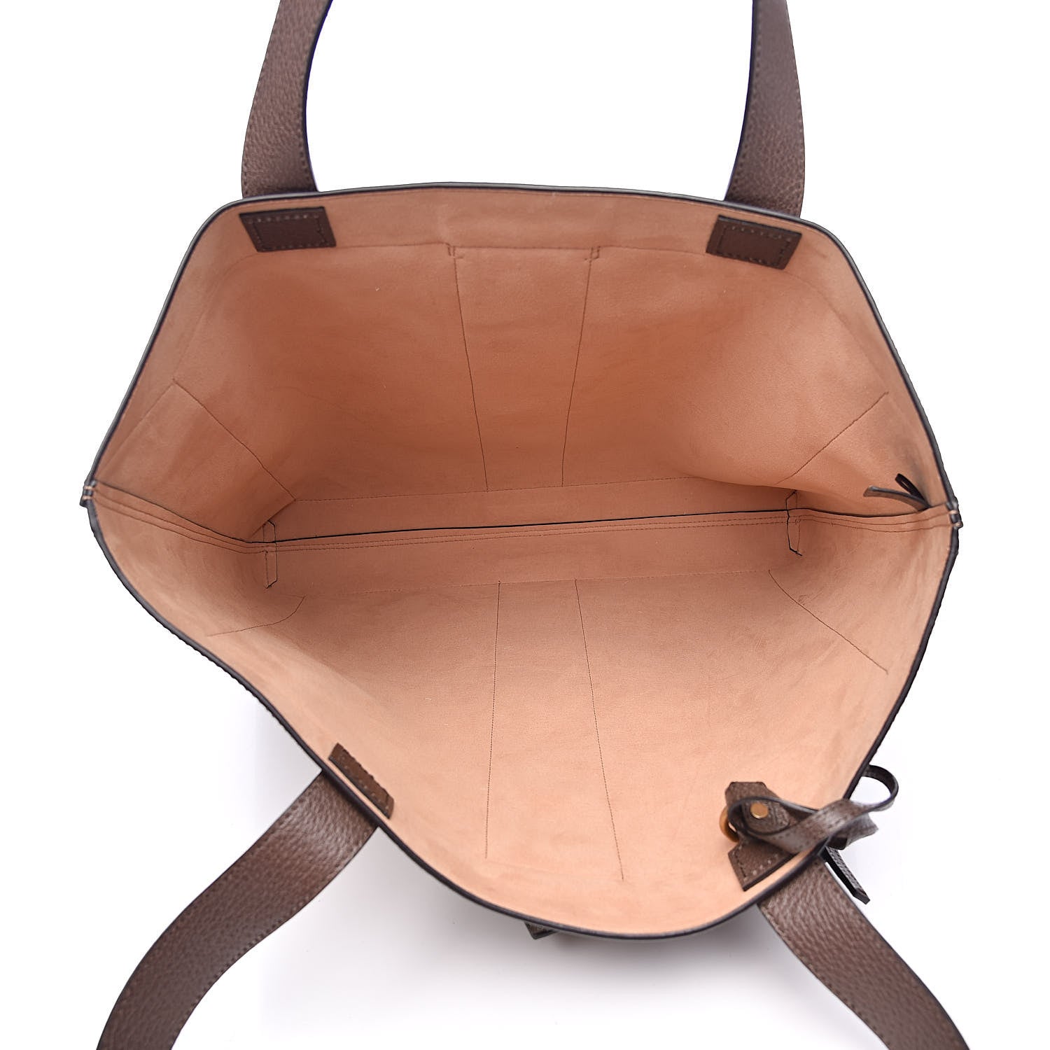 Gucci GG Supreme Monogram Web Large Ophidia Vertical Shopping Tote Brown 6 of 12