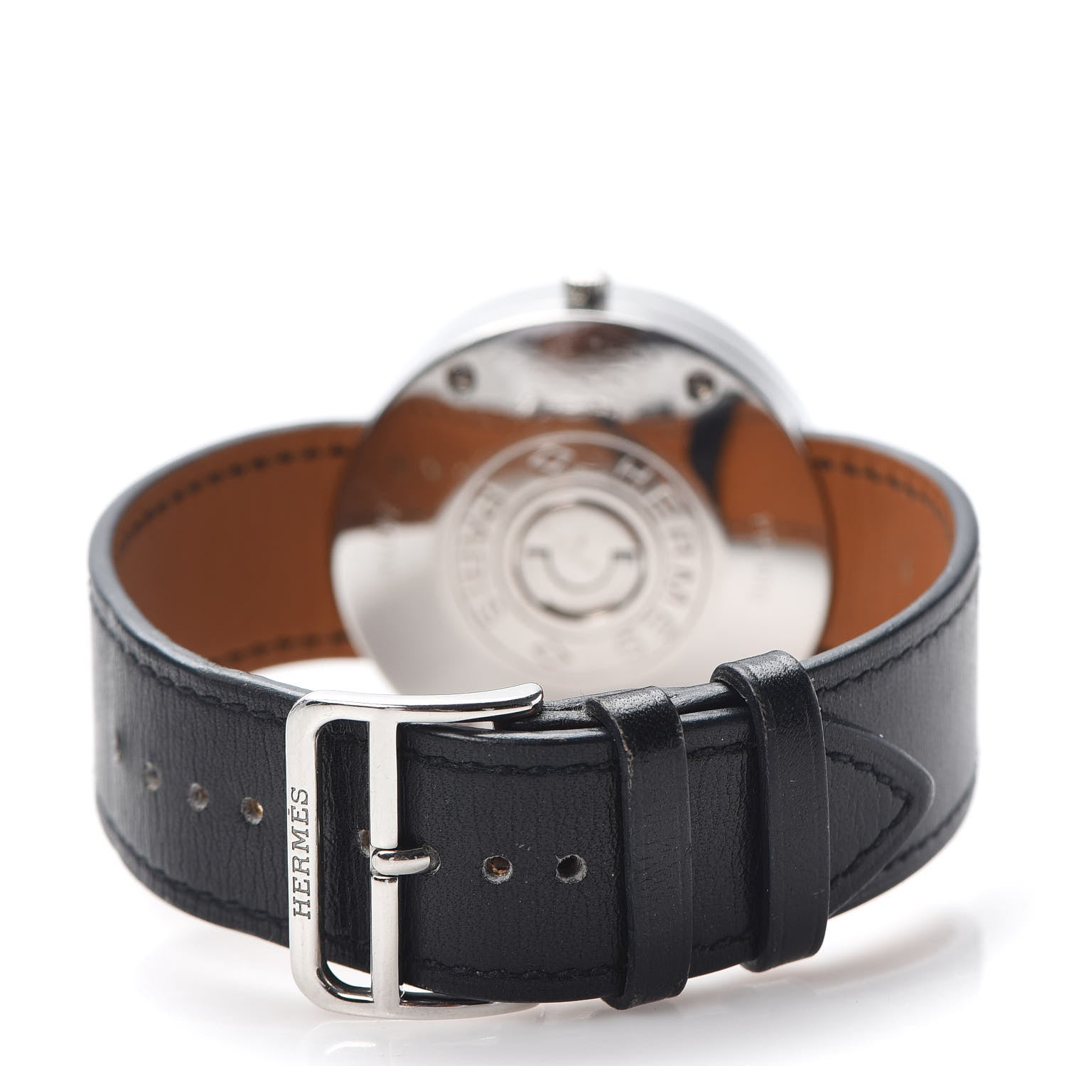 Hermes Stainless Steel Barenia 38mm Passe Quartz Watch Noir 4 of 6