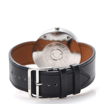 Hermes Stainless Steel Barenia 38mm Passe Quartz Watch Noir 4 of 6