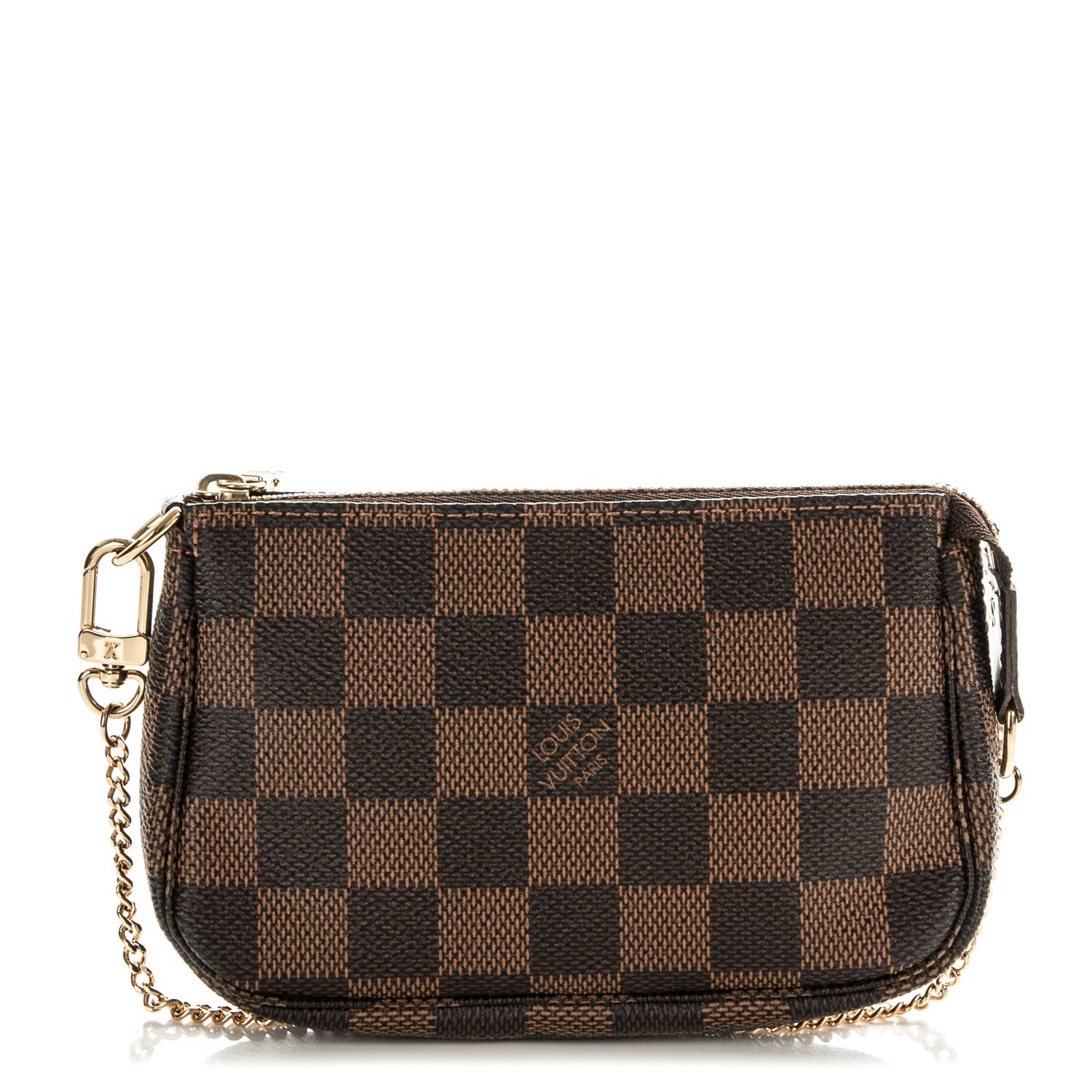 Louis Vuitton Damier Ebene Mini Pochette Accessories 1 of 8