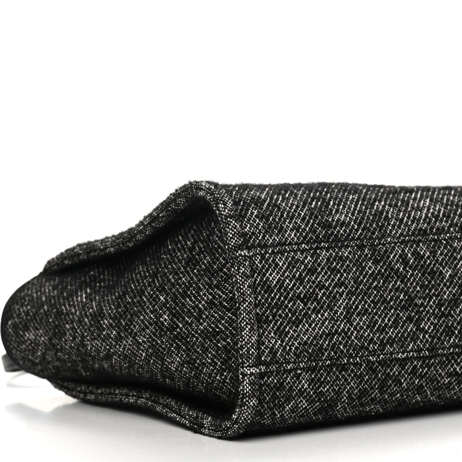 Chanel Mixed Fibers Calfskin Small Deauville Tote Black 8 of 10