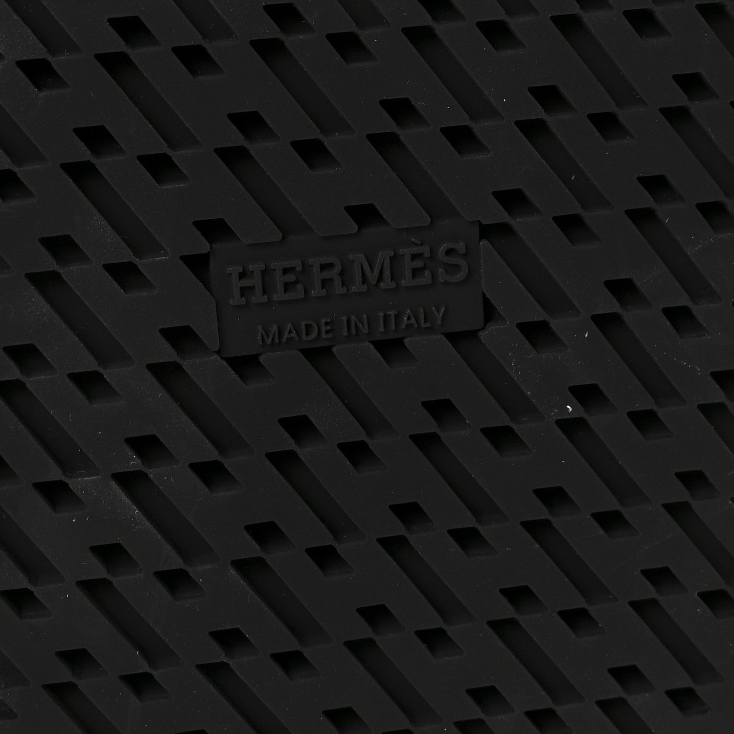 Hermes Calfskin Womens Empire Sandals 37.5 Black 7 of 8