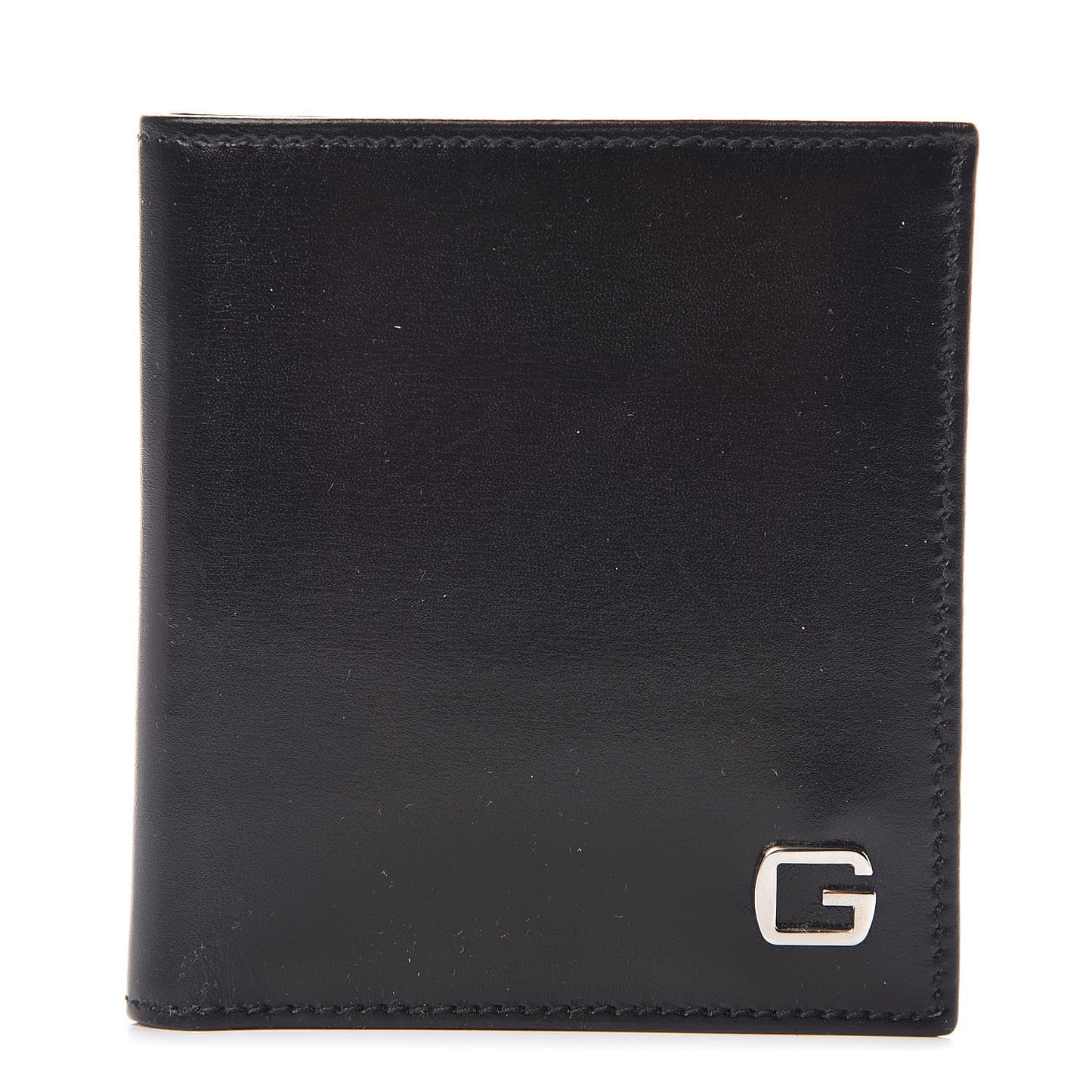 Calfskin Bi-Fold Wallet Black