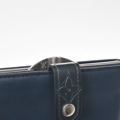 Louis Vuitton Mat Monogram French Purse Wallet Blue 8 of 9