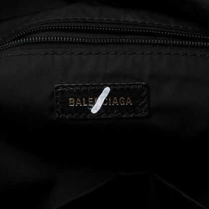 Balenciaga Sport Nylon Logo Embroidered S Wheel Backpack Fuchsia Black 6 of 9