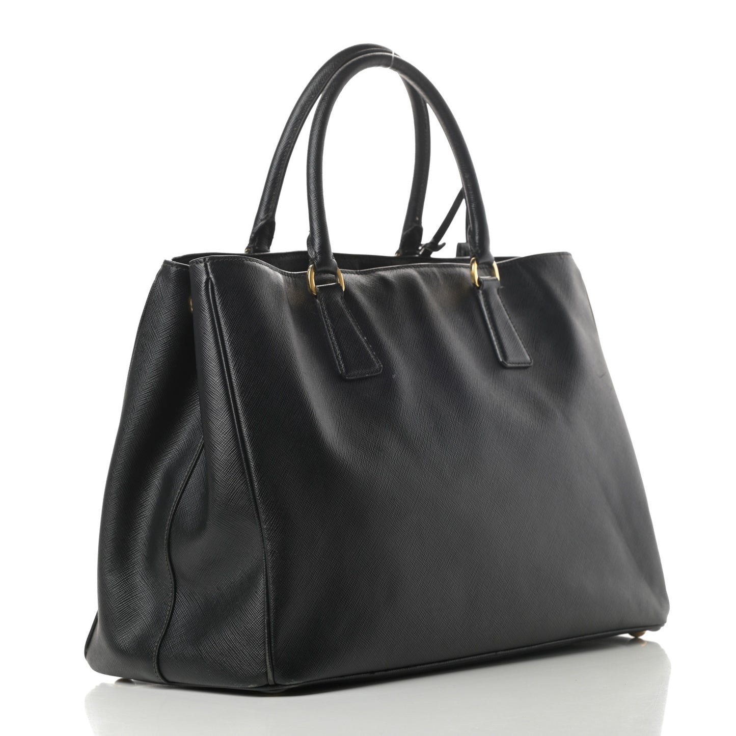 Saffiano Lux Large Tote Black