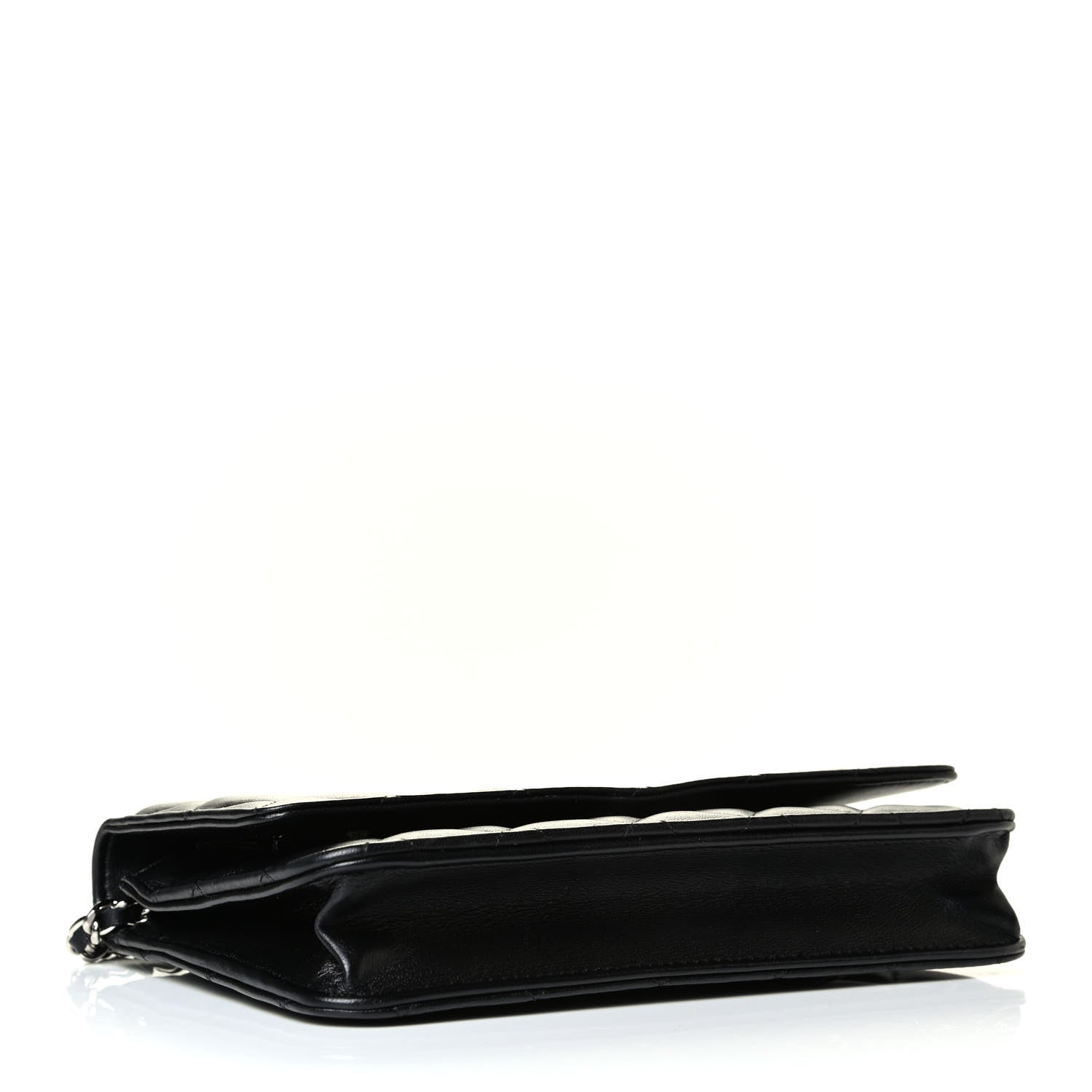 Chanel Lambskin Quilted Wallet On Chain WOC Black 3 of 8