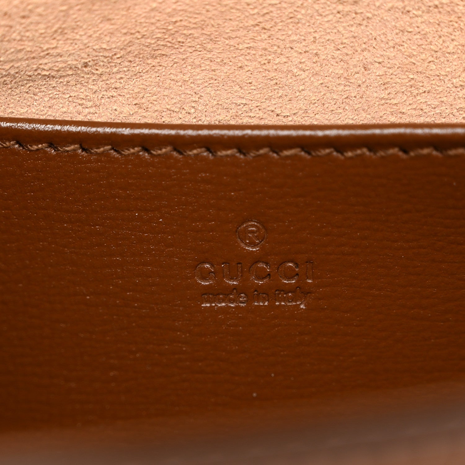 Gucci GG Supreme Monogram Azalea Calfskin Horsebit 1955 Mini Bag Beige Ebony Brown Sugar 8 of 12