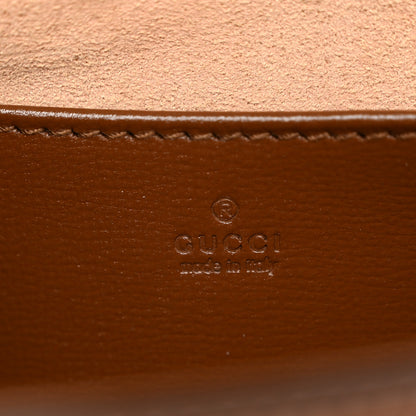 Gucci GG Supreme Monogram Azalea Calfskin Horsebit 1955 Mini Bag Beige Ebony Brown Sugar 8 of 12