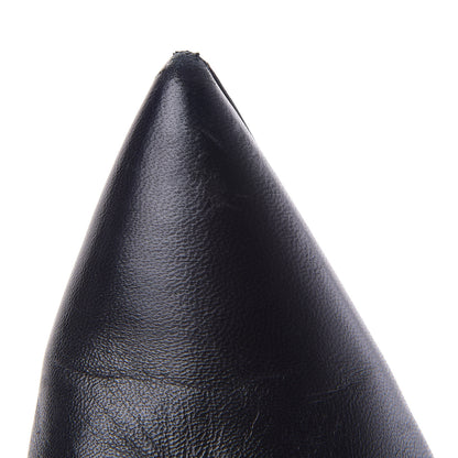 Saint Laurent Sheepskin Opyum Ankle Boots 39 Black 7 of 10