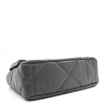 Chanel Lambskin Quilted Medium Chanel 19 Flap Dark Grey 4 of 10