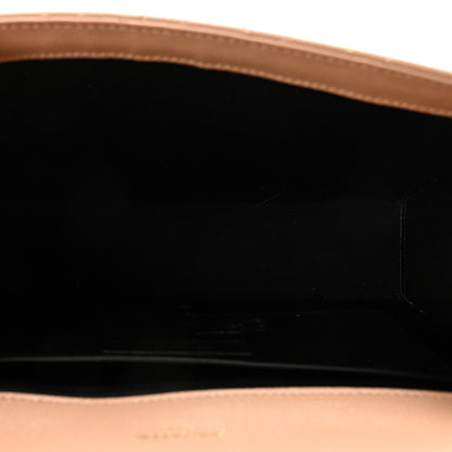 Saint Laurent Grain De Poudre Textured Mixed Matelasse Medium Triquilt Monogram Satchel New Nude 5 of 9