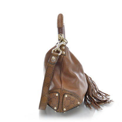 Gucci Leather Large Indy Hobo Brown 7 of 11
