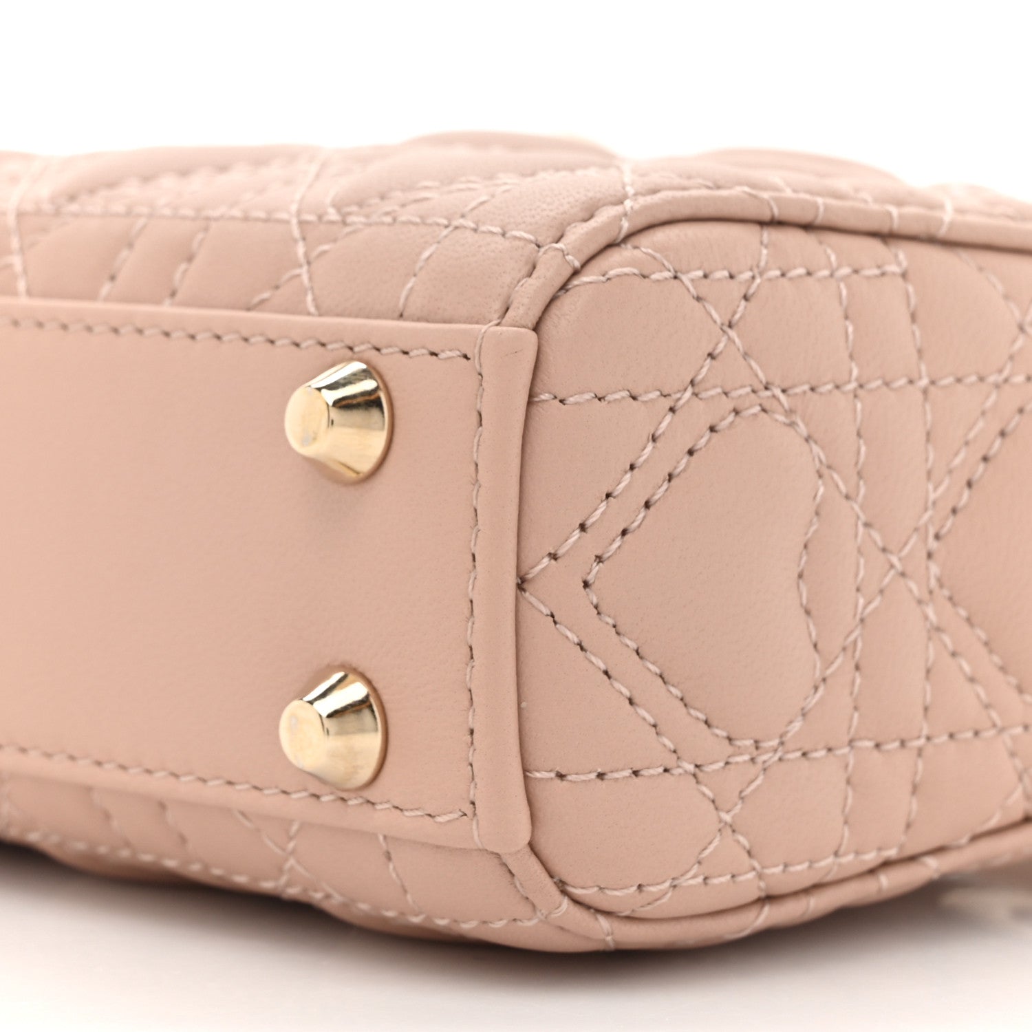 Christian Dior Lambskin Cannage Micro DiorAmour Lady Dior Pink 9 of 10