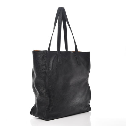 Miu Miu Vitello Daino Tote Nero Black Caramel 14 of 20