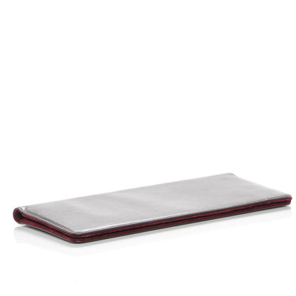Saint Laurent Smooth Calfskin Long Marquage Document Case Bordeaux 4 of 7