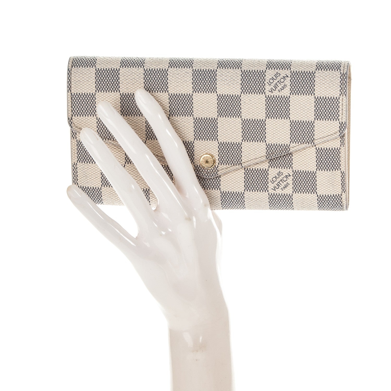 Louis Vuitton Damier Azur Sarah Wallet NM 2 of 7