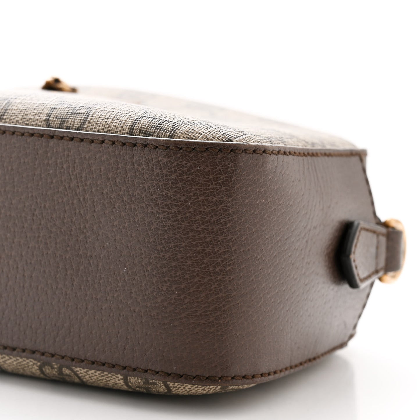 GG Supreme Monogram Web Neo Vintage Shoulder Bag Beige New Acero Crop