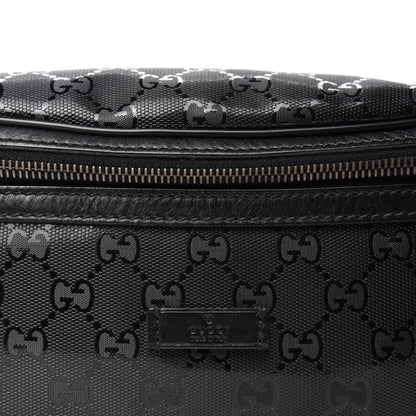 Gucci Imprime Monogram Belt Bag Black 10 of 10
