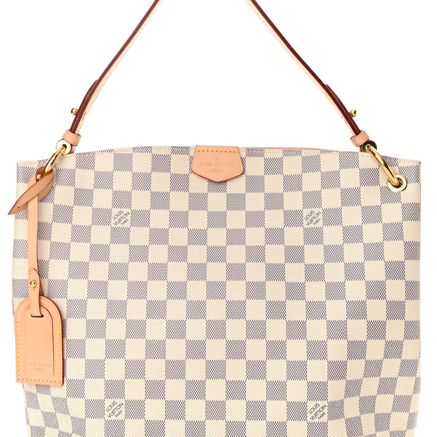 Damier Azur Graceful PM Rose Ballerine