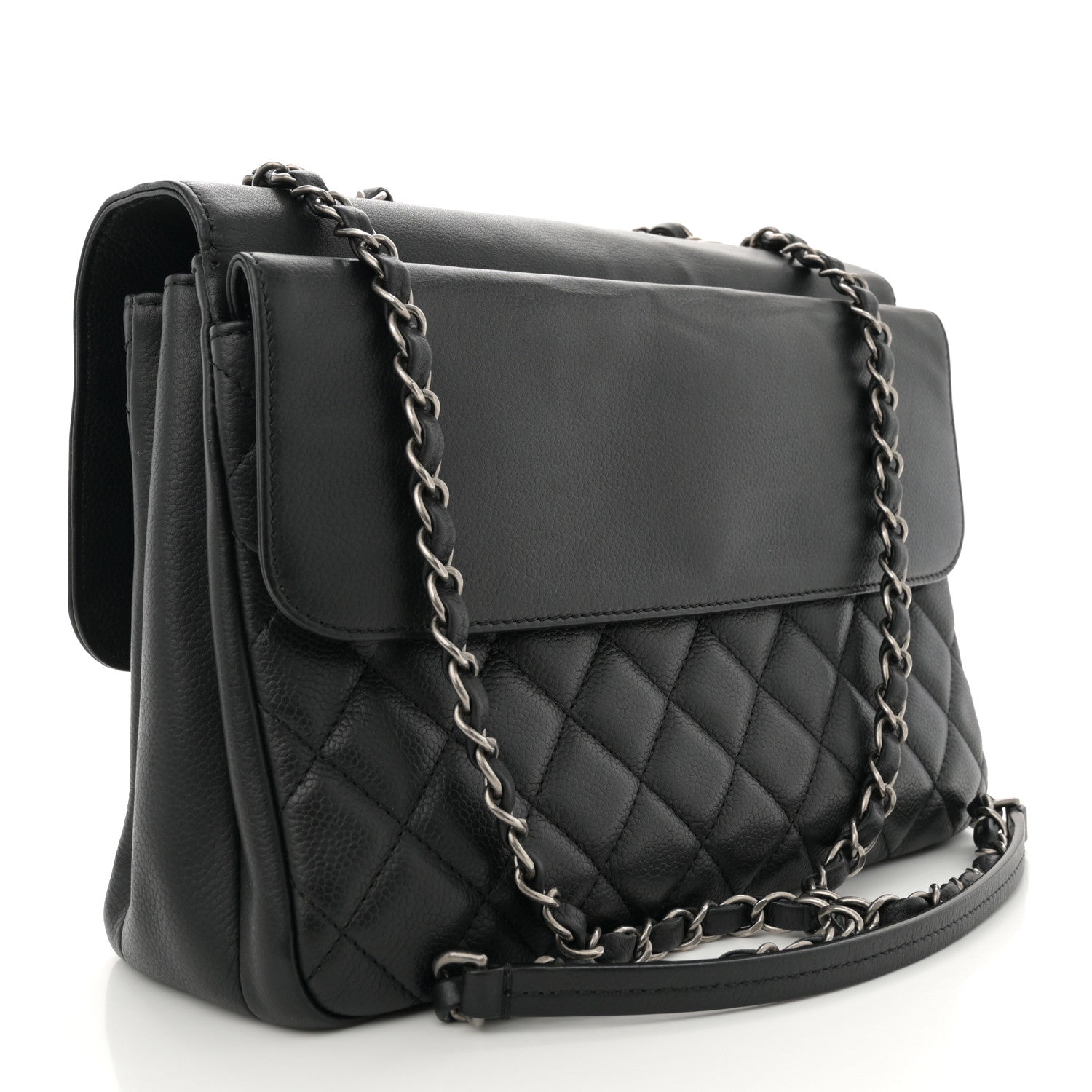 Chanel Caviar Quilted All About Flap Bag Black 3 of 11
