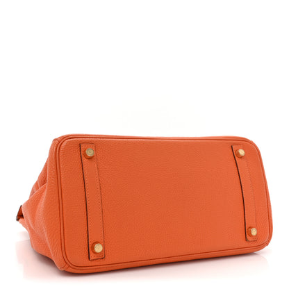 Hermes Togo Birkin 30 Orange 4 of 19