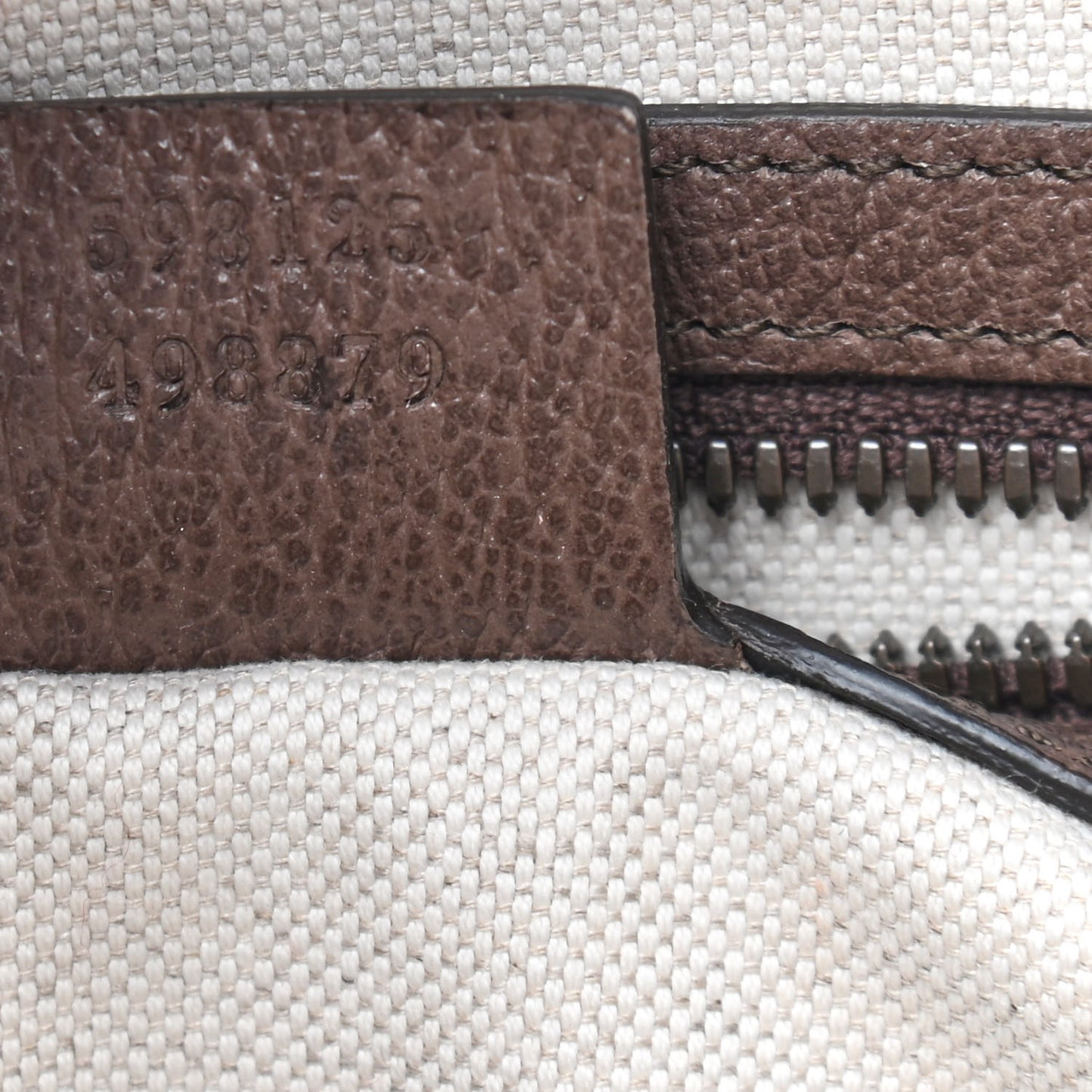 GG Supreme Monogram Web Small Ophidia Half Moon Hobo Brown