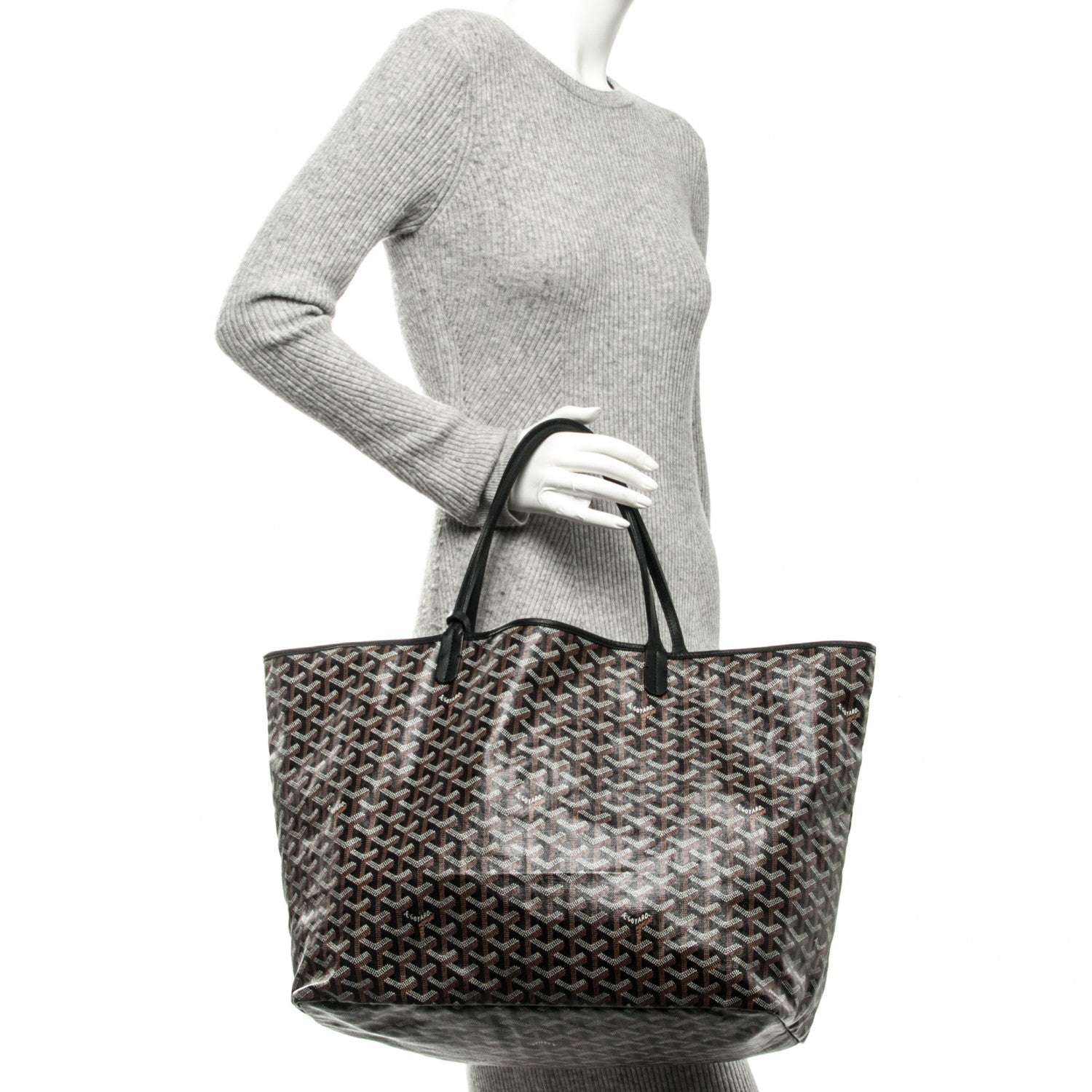 Goyard Goyardine Saint Louis GM Black 2 of 8