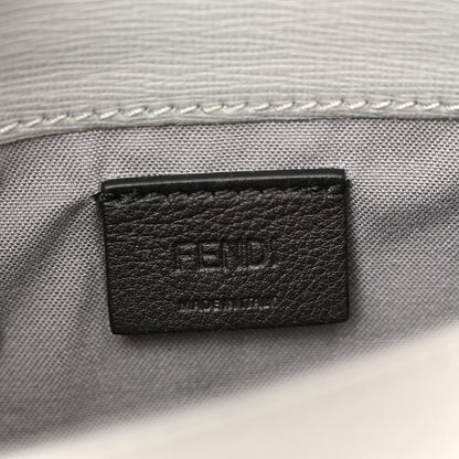 Fendi Vitello Elite Monster Eyes Studded Tube Wallet on Chain Grey Powder Cuoio Bubblegum 6 of 13