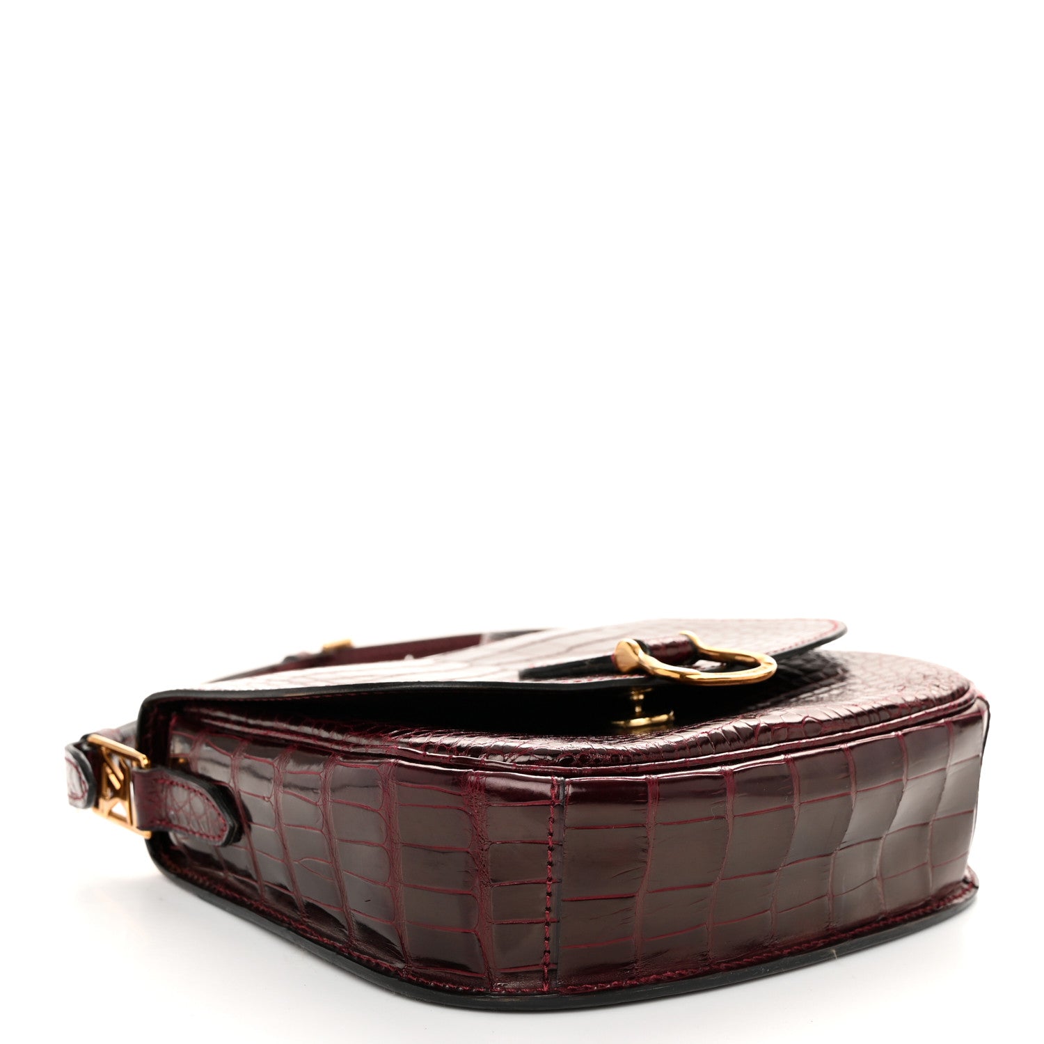 Louis Vuitton Crocodile Saint Cloud GM Burgundy 4 of 13