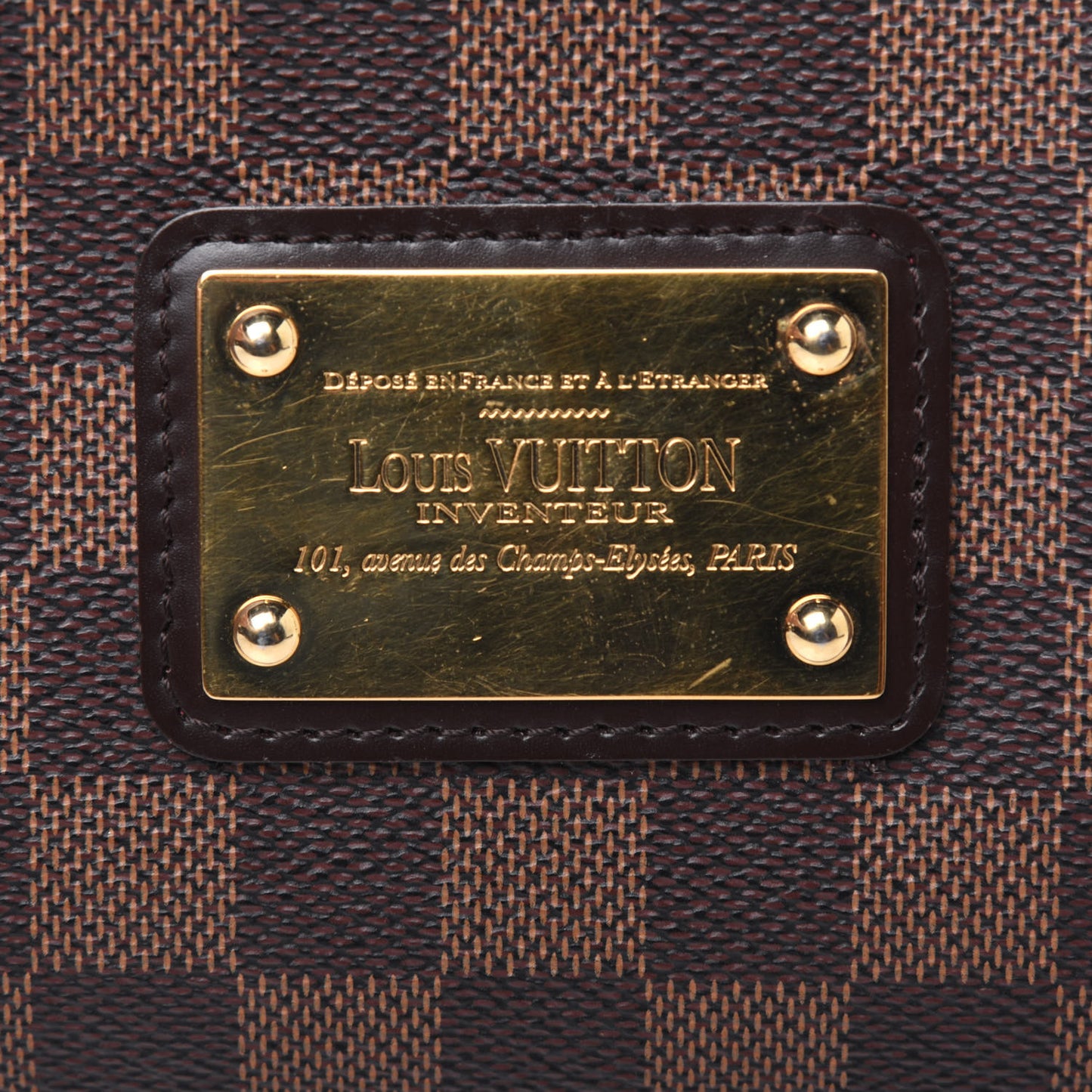 Damier Ebene Eva Clutch
