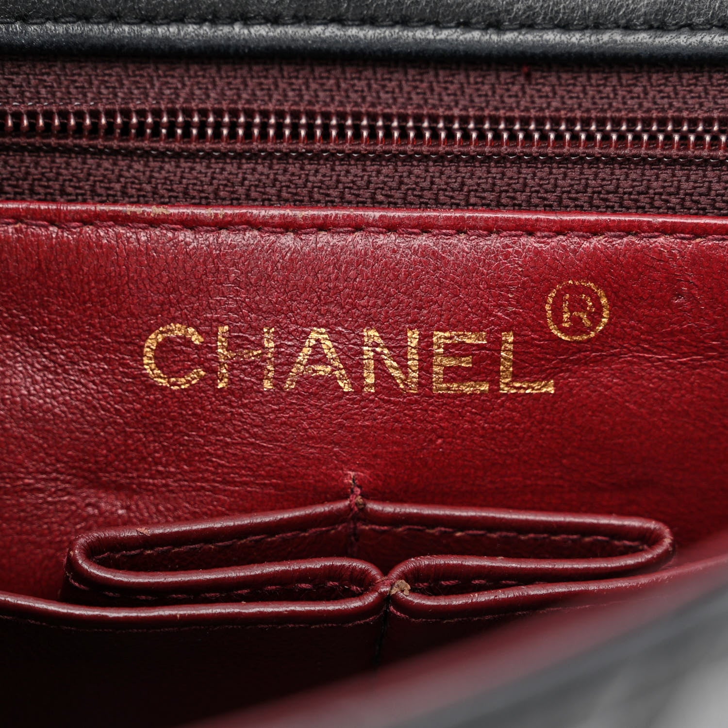 Chanel Lambskin Quilted Mini Square Flap Black 6 of 13