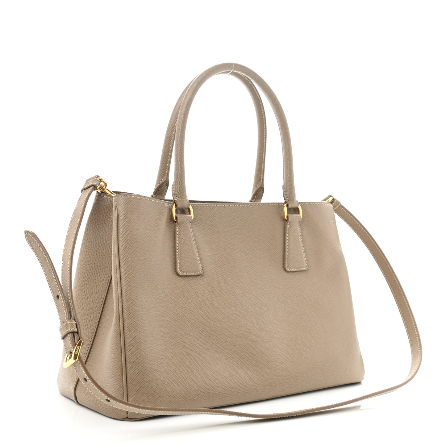 Saffiano Lux Medium Tote Cammeo