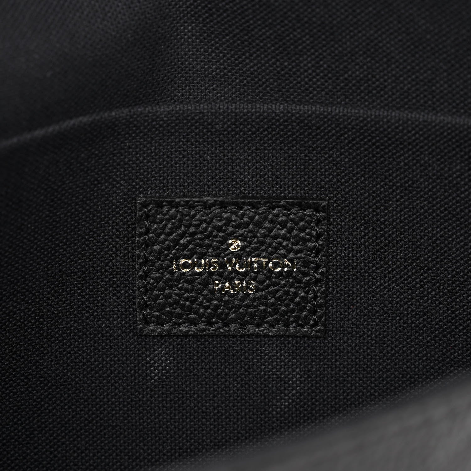 Louis Vuitton Empreinte Pochette Felicie Chain Wallet Black 7 of 9