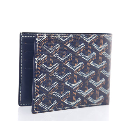 Goyard Goyardine Bi-Fold Victoire PM Wallet Navy 3 of 6