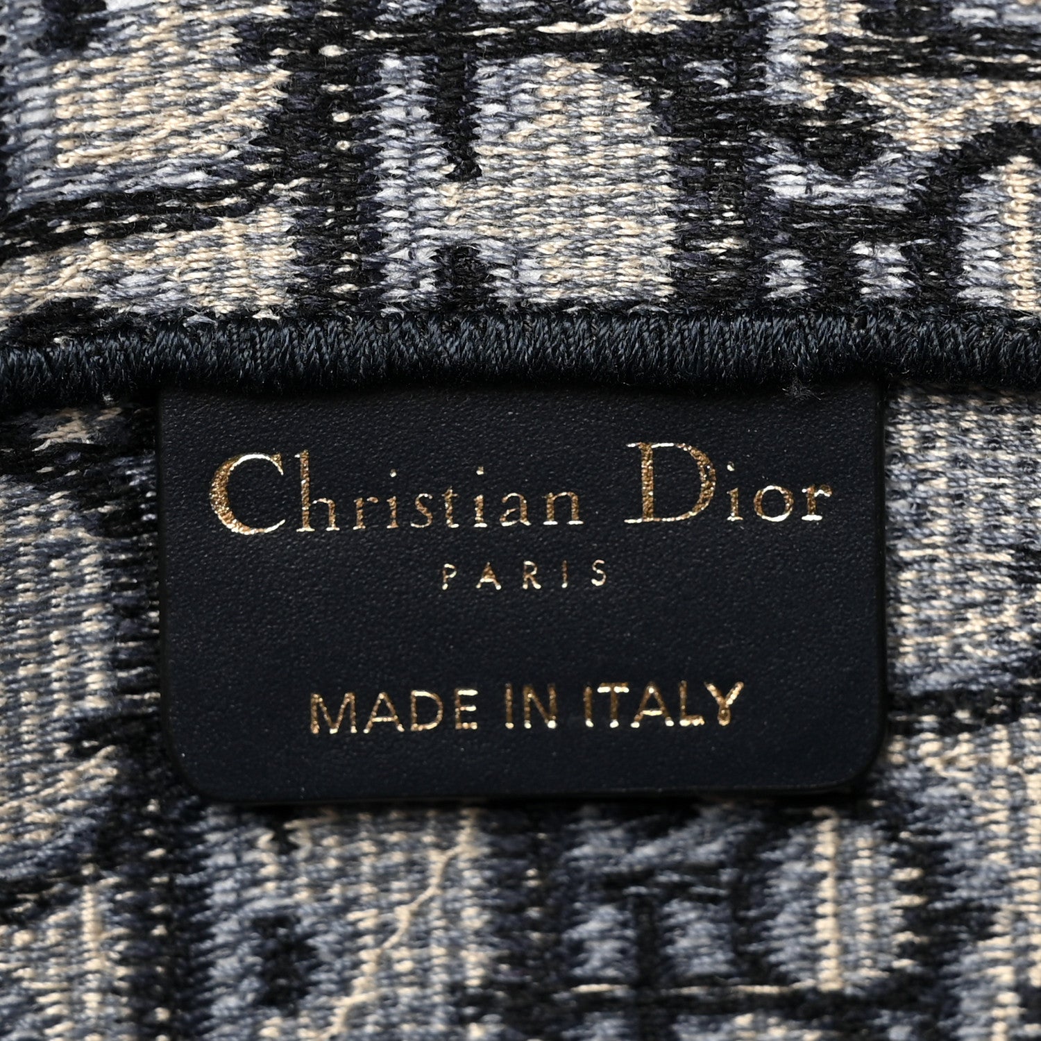 Christian Dior Oblique Slim Saddle Pouch Blue 6 of 9