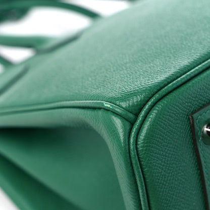 Hermes Epsom Birkin 30 Vert Vertigo 10 of 14