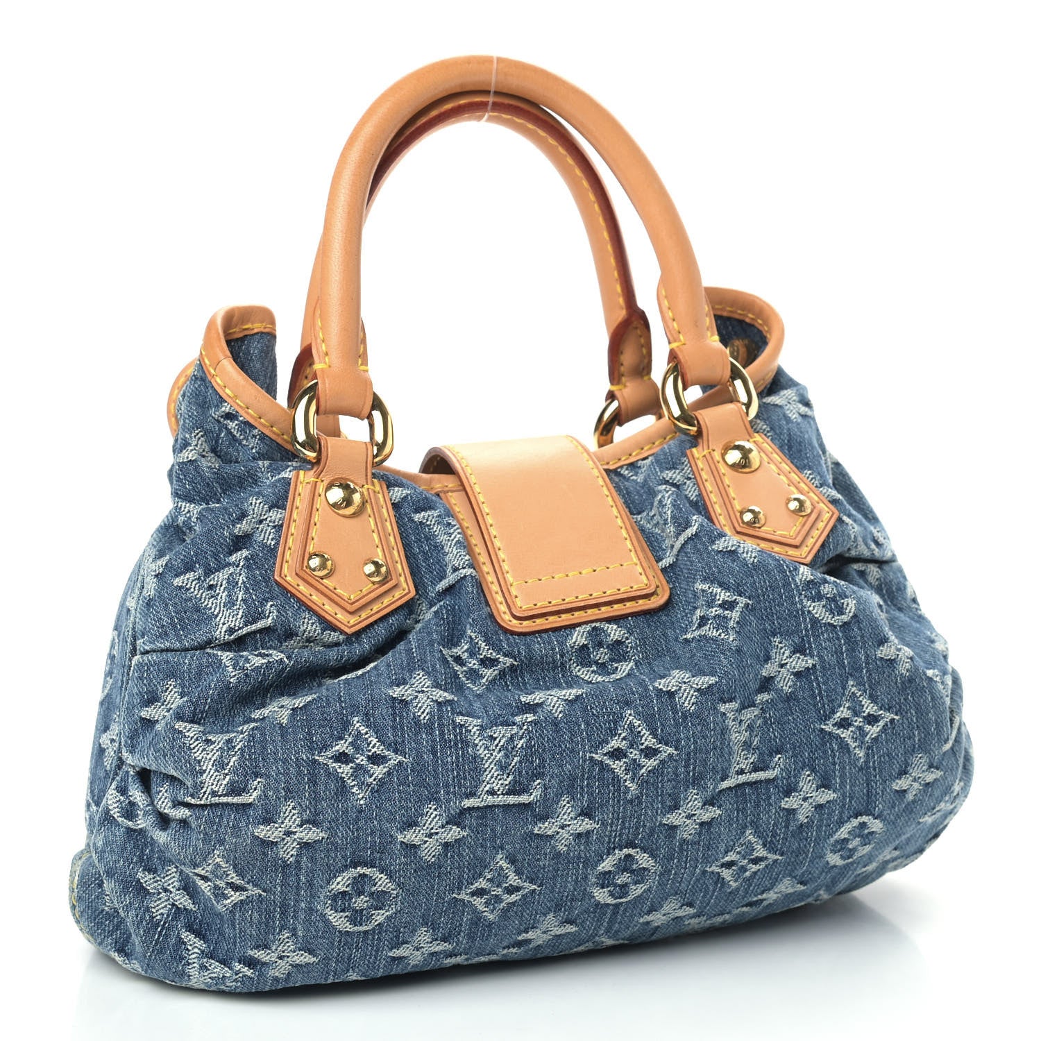 Louis Vuitton Monogram Denim Pleaty Blue 3 of 8