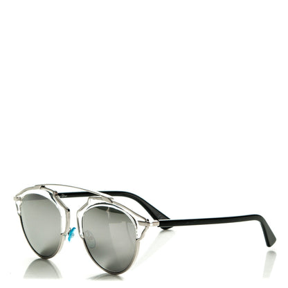 Christian Dior Mirrored So Real Sunglasses Silver 1 of 7