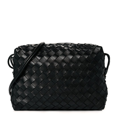 Bottega Veneta Nappa Intrecciato Medium Loop Camera Bag Black 1 of 9