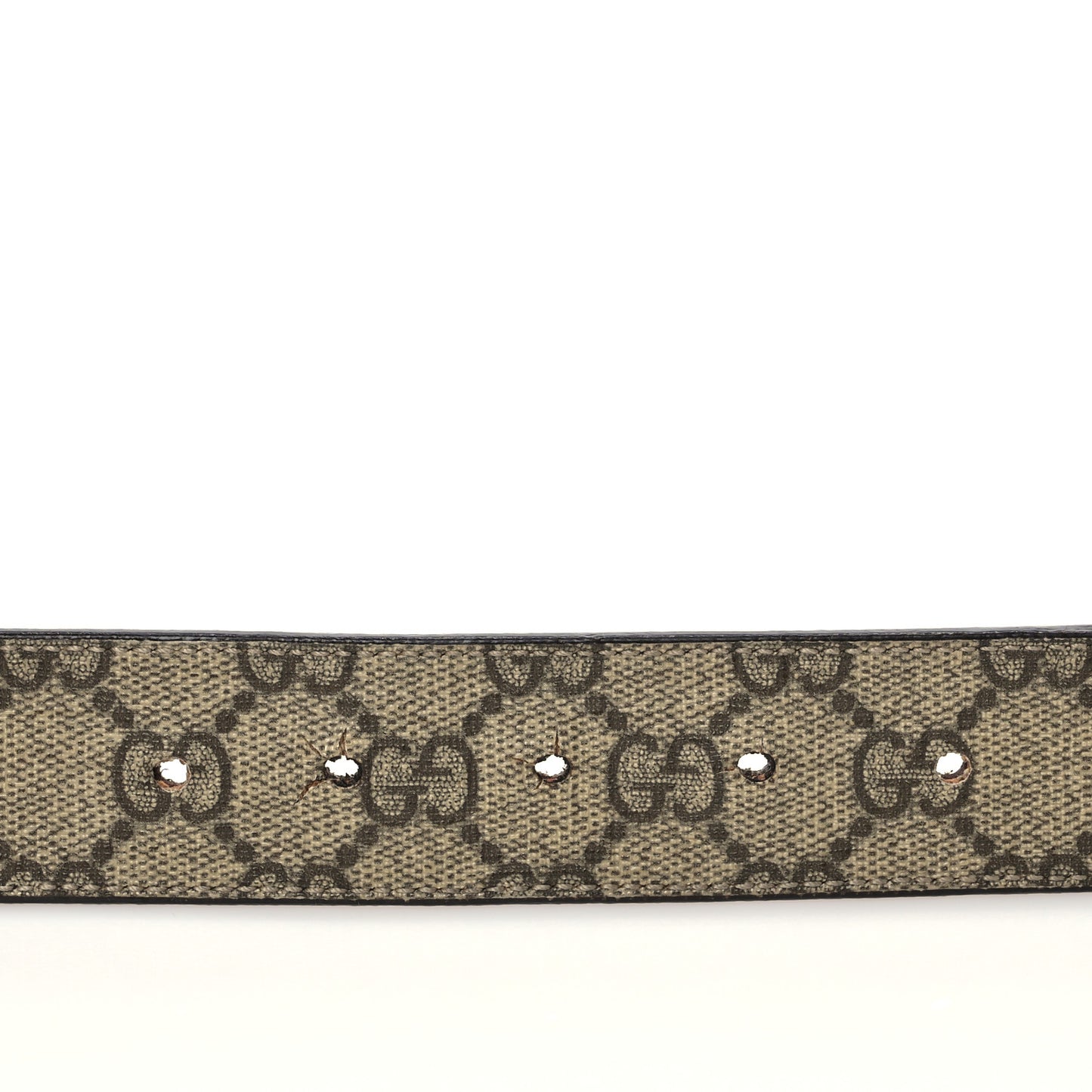 GG Supreme Monogram Reversible Belt 90 36 Brown