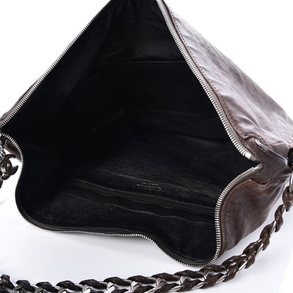 Chanel Calfskin Modern Chain Hobo Brown 5 of 10
