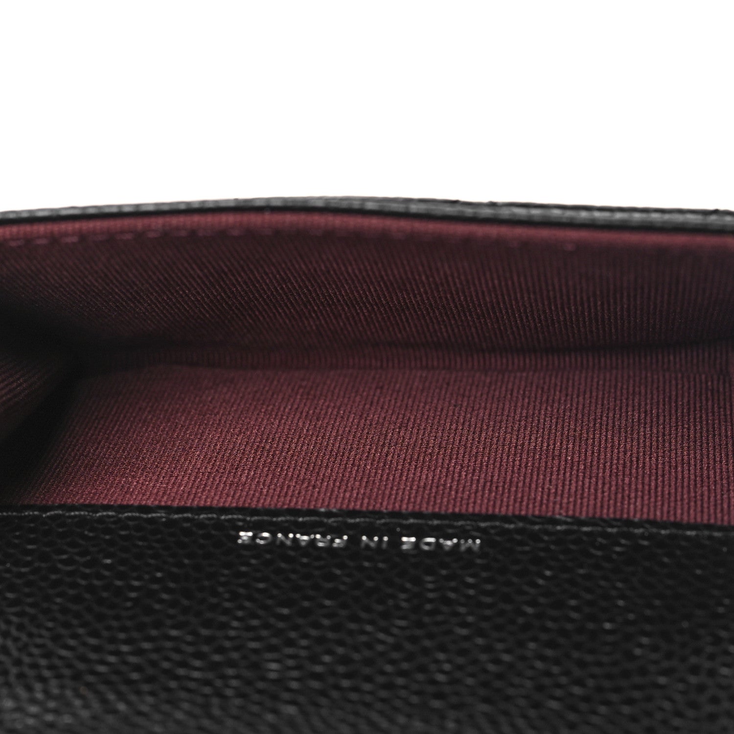 Chanel Caviar Quilted Flap Card Holder Wallet Black 5 of 9