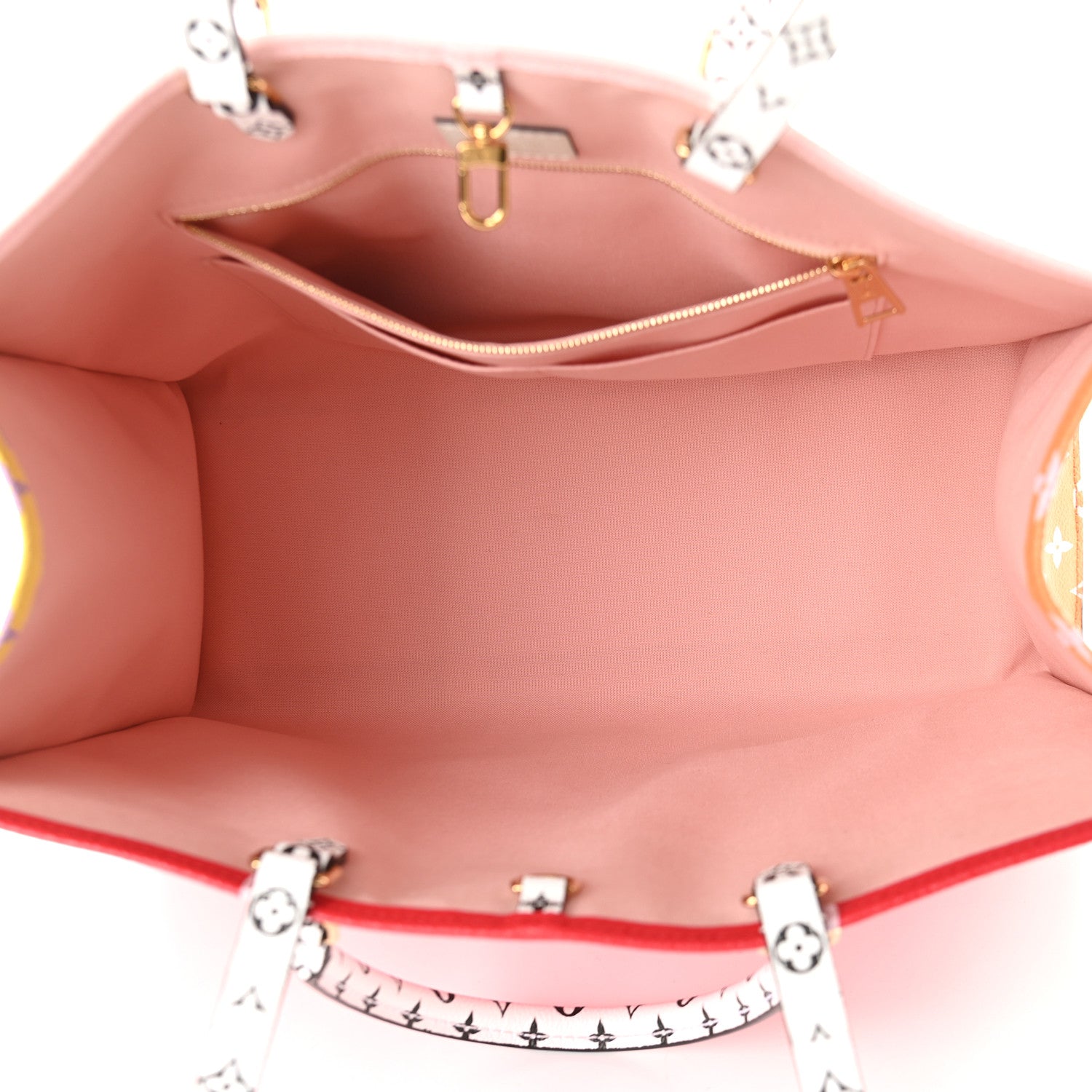 Louis Vuitton Monogram Giant Onthego GM Rouge Rose 5 of 9