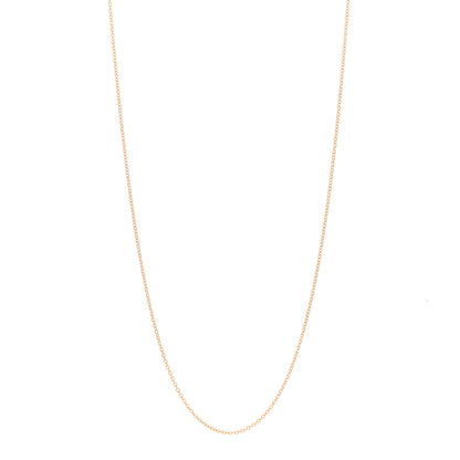 Tiffany 18K Rose Gold Chain Necklace 24" 1 of 3