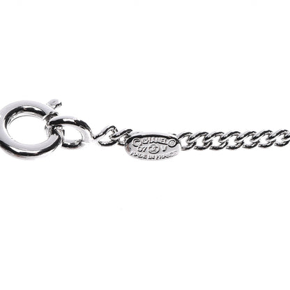 Chanel Crystal Timeless CC Necklace Silver 6 of 6
