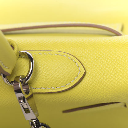 Hermes Epsom Candy Kelly Retourne 35 Lime Gris Perle 16 of 42