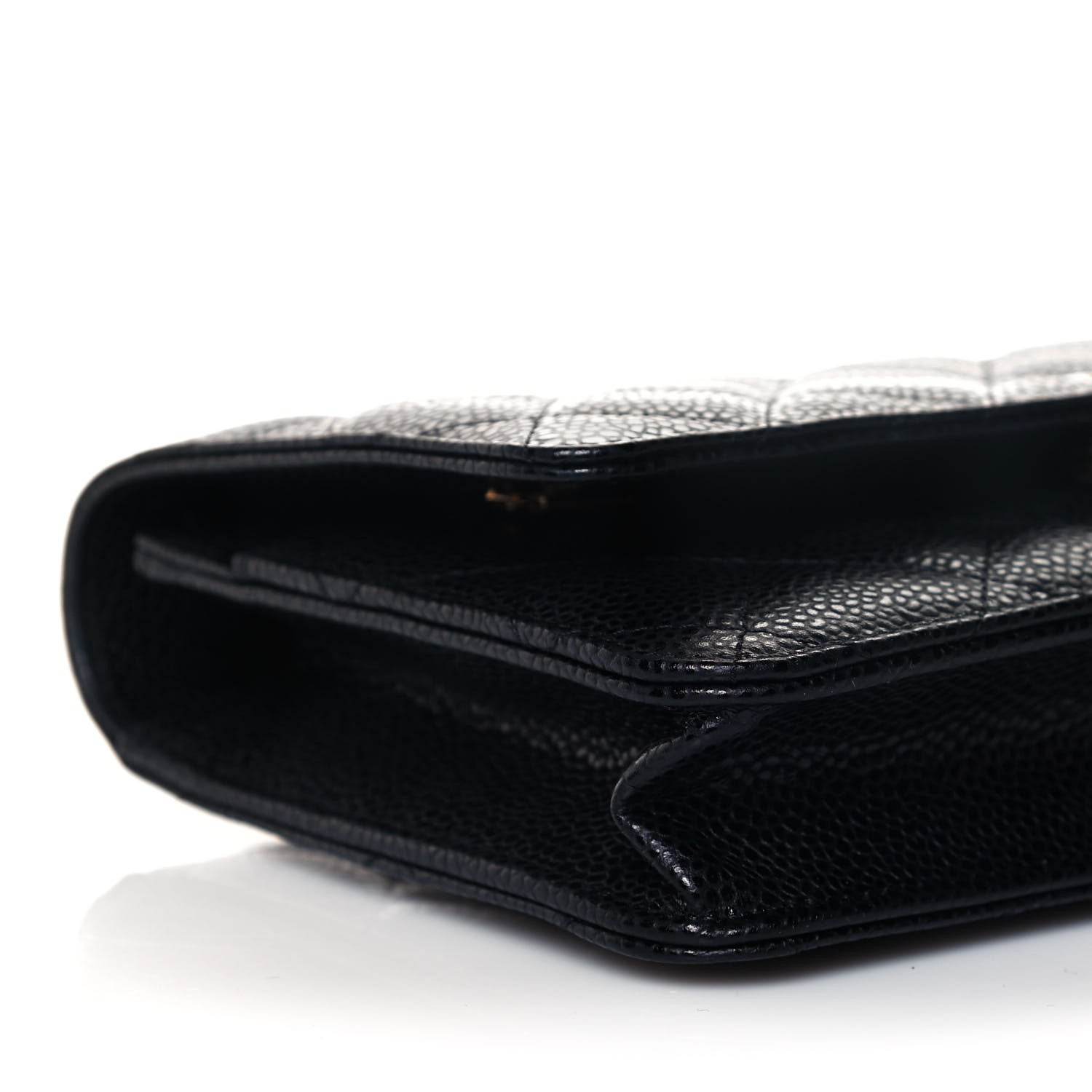 Chanel Caviar Quilted Wallet On Chain WOC Black 10 of 12