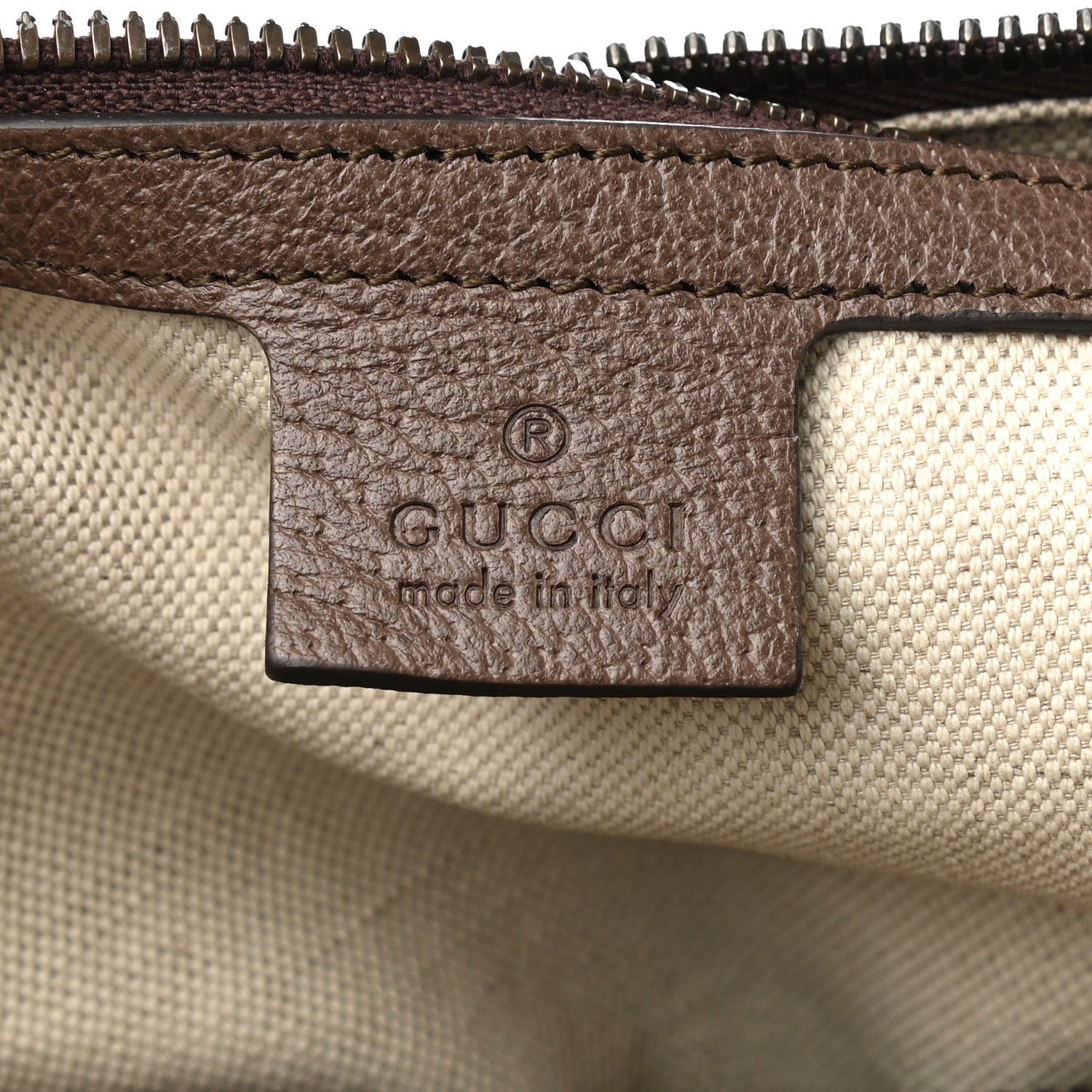 Gucci GG Supreme Monogram Web Medium Duffle Bag Brown 5 of 11